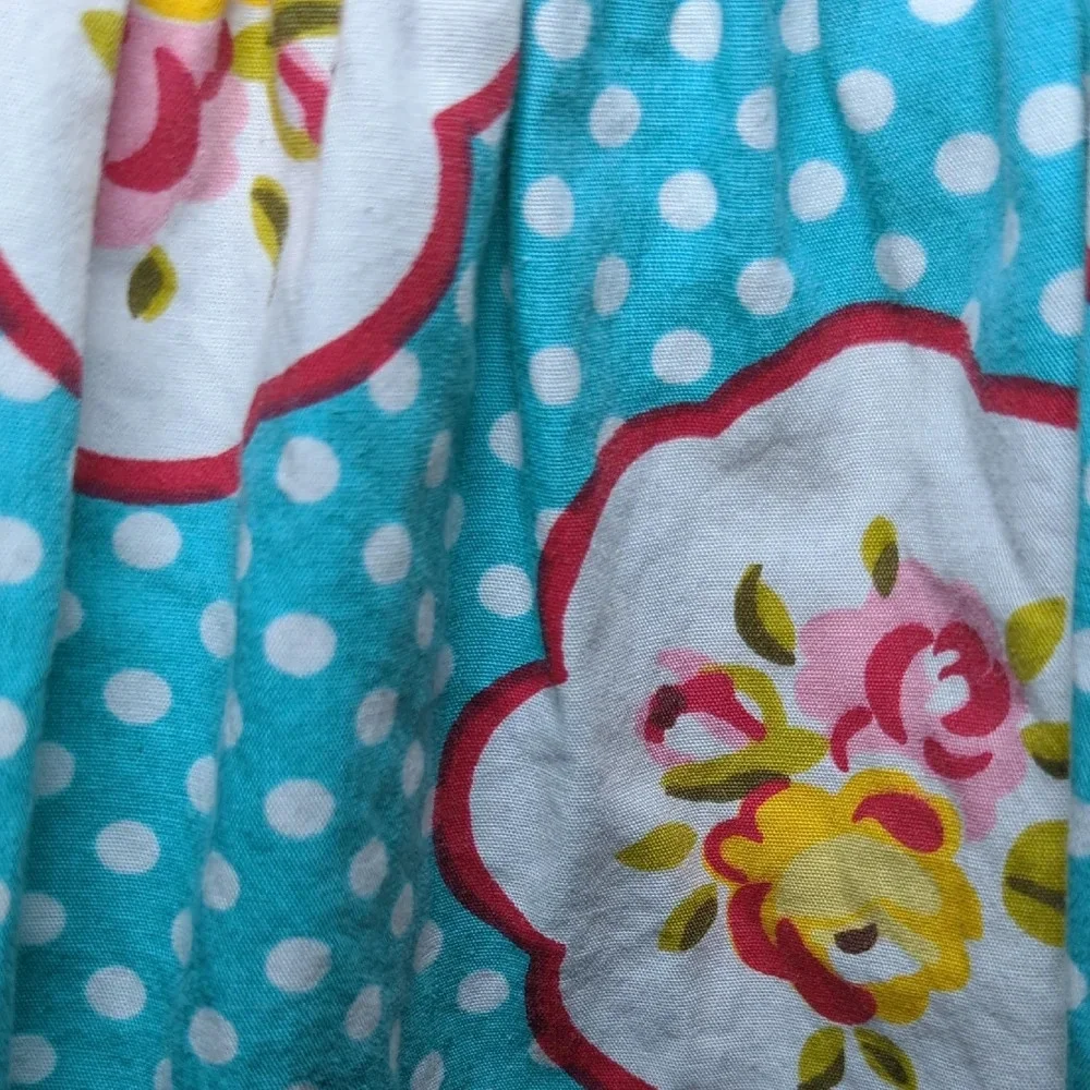Jelly the Pug Sally Woven Dress Maiden Collection Polka Dot Stripe Floral Size 6